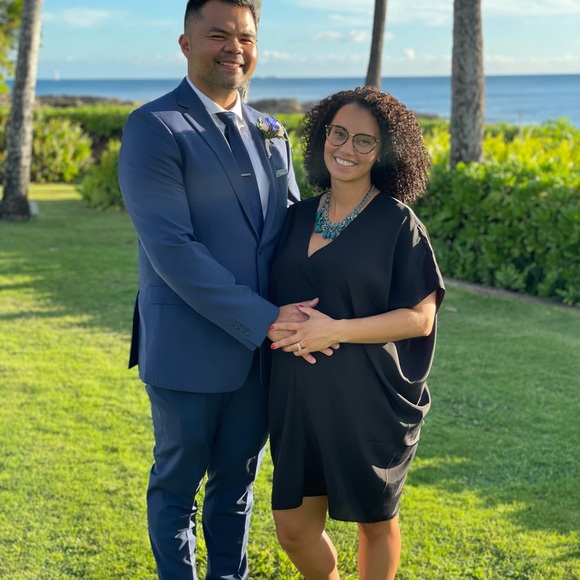 HATCH Black Slouch Dress - Size Petite (Maternity) - Picture 4 of 7